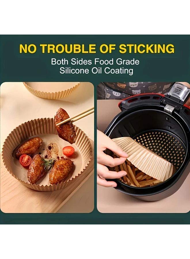 150pcs Air Fryer Baking Paper Pads Easy Clean Reusable For Home And Commercial Use - Image 5